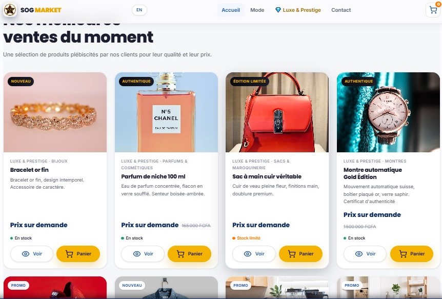SOG Market — Supermarché premium